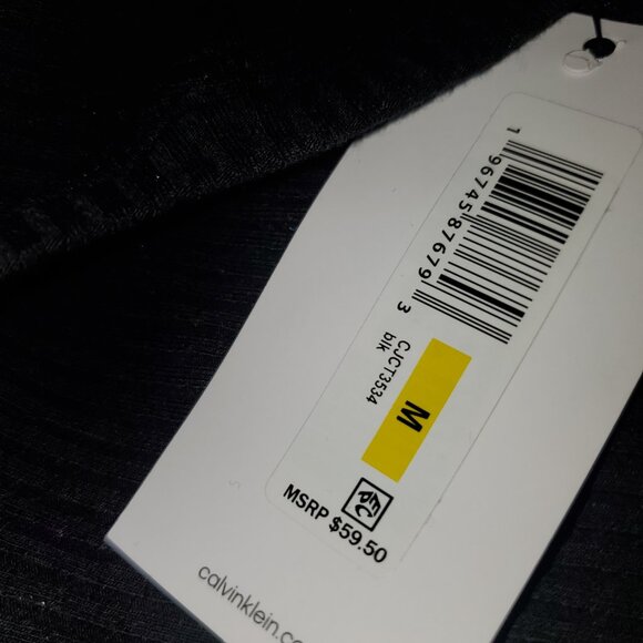 NWT Calvin Klein V-Neck Bodysuit - Size M - Picture 2 of 5